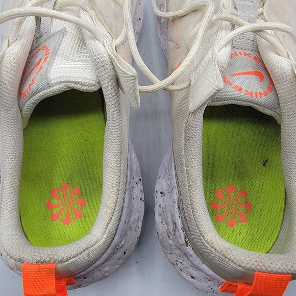 Nike Crater Impact Mens Size 14 White Summit White Platinum Tint DB2477-100 - Picture 8 of 13